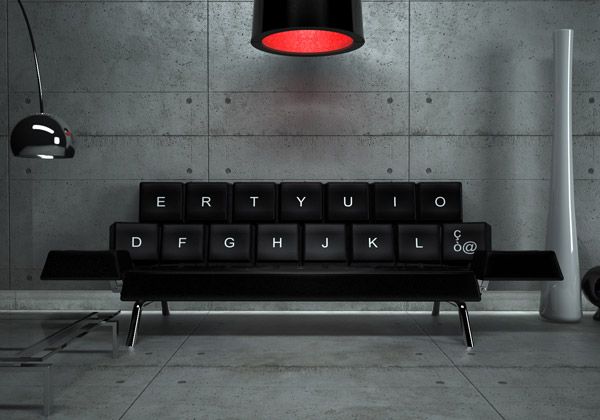 Keyboard sofa bed