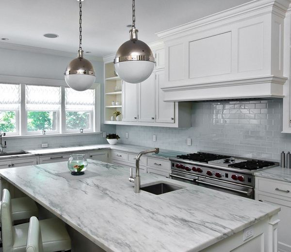 white-marble-countertops