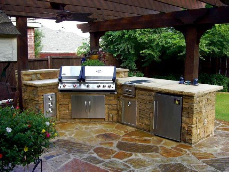 An Outdoor Kitchen