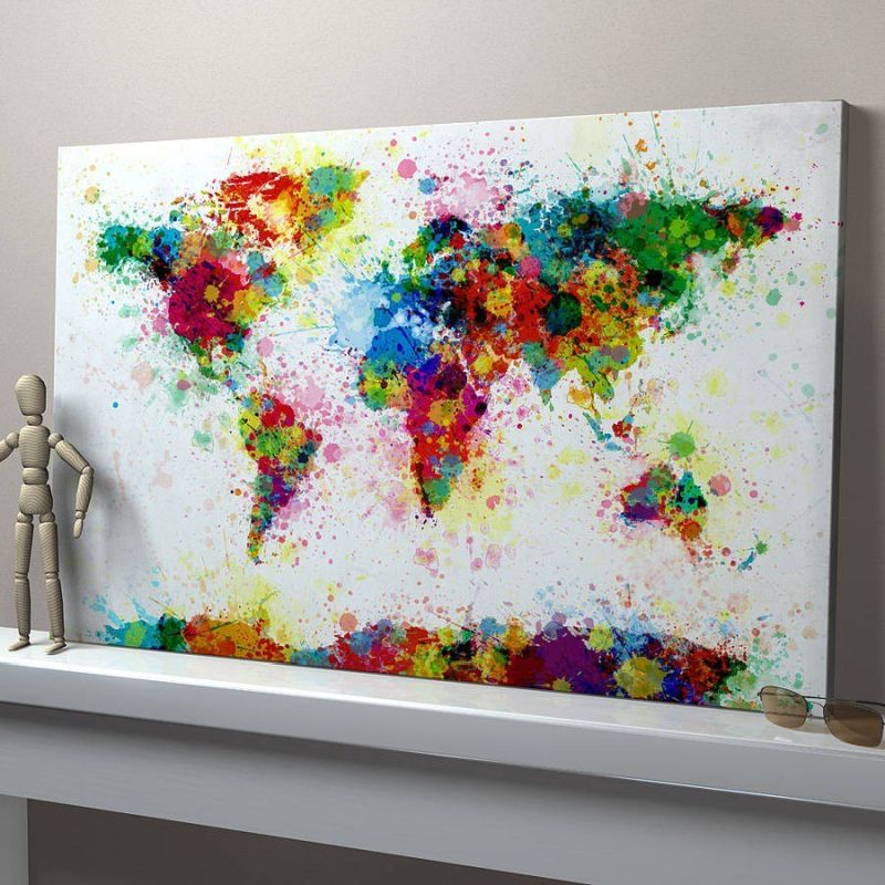 DIY canvas painting