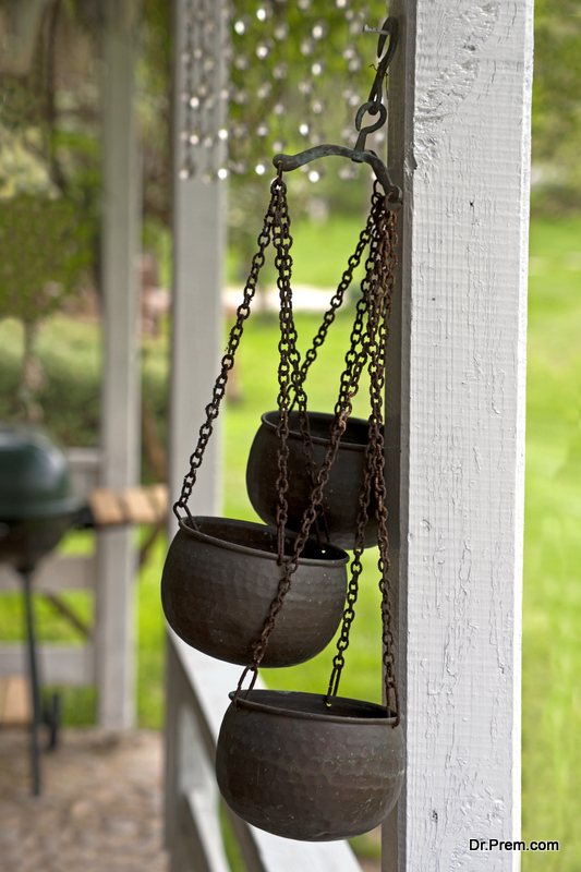 Copper planters