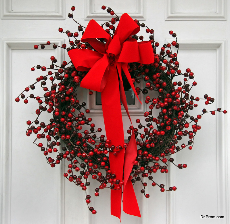 cranberry wreath