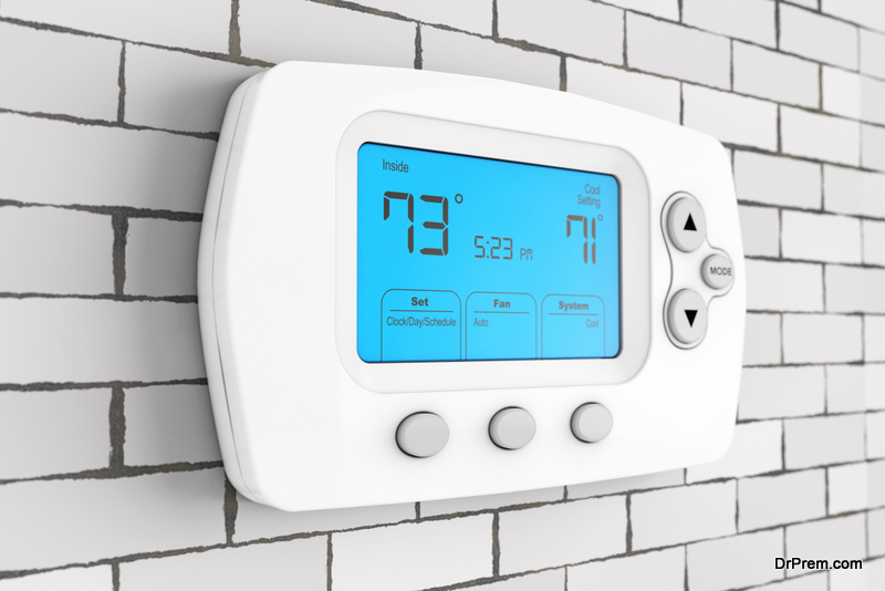 programmable thermostat.